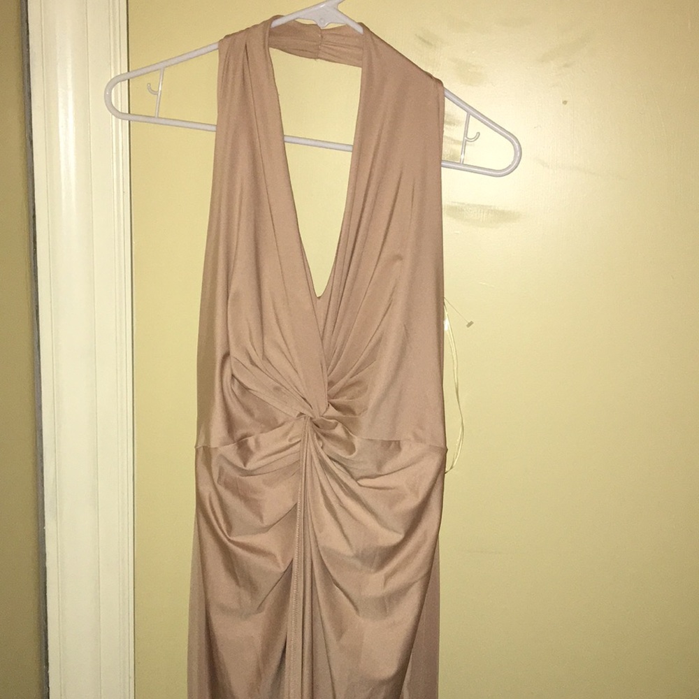 Tan dress